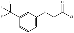 [3-(trifluoromethyl)phenoxy]acetyl chloride Structure