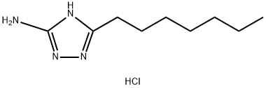 5-heptyl-1H-1,2,4-triazol-3-amine monohydrochloride Struktur