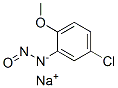 sodium 5-chloro-2-methoxyphenyl-N-nitrosoamide Struktur
