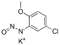 potassium 5-chloro-2-methoxyphenyl-N-nitrosoamide Struktur