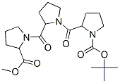 tert-Butyl 2-[(2-([2-(methoxycarbonyl)-1-pyrrolidinyl]carbonyl)-1-pyrr olidinyl)carbonyl]-1-pyrrolidinecarboxylate,85635-60-5,结构式