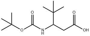 3-N-BOC-氨基-4,4-二甲基戊酸,856417-59-9,结构式