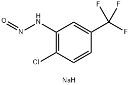 sodium 2-chloro-5-(trifluoromethyl)phenyl-N-nitrosoamide Struktur