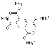 tetraammonium benzene-1,2,4,5-tetracarboxylate Struktur