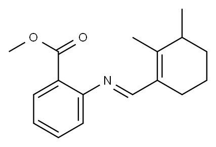 methyl 2-[[(dimethylcyclohexenyl)methylene]amino]benzoate,85650-95-9,结构式