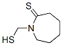 2H-Azepine-2-thione,  hexahydro-1-(mercaptomethyl)- Structure