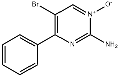 2-Amino-5-bromo-4-phenylpyrimidine 1-oxide 结构式