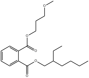 2-ethylhexyl 3-methoxypropyl phthalate 结构式