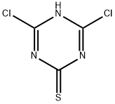 4,6-二氯-1,3,5-三嗪-2(5H)-硫酮 结构式