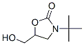 3-(1,1-dimethylethyl)-5-(hydroxymethyl)oxazolidin-2-one Struktur