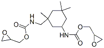 oxiranylmethyl [[1,3,3-trimethyl-5-[[(oxiranylmethoxy)carbonyl]amino]cyclohexyl]methyl]carbamate 结构式