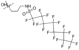 [3-[[(heptadecafluorooctyl)sulphonyl]amino]propyl]trimethylammonium hydroxide 结构式