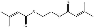 1,2-ethanediyl 3-methyl-2-butenoate Structure