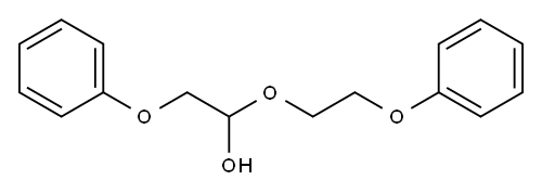 2-phenoxy-1-(2-phenoxyethoxy)ethanol,85665-79-8,结构式