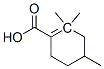 2,2,4-trimethylcyclohexenecarboxylic acid 结构式
