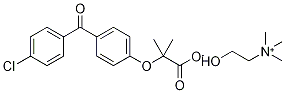 コリンフェノフィブラート 化学構造式