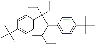 3-ethyl-5-methyl-3,4-bis(4-tert-butylphenyl)heptane 结构式