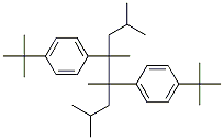 2,4,5,7-Tetramethyl-4,5-bis(4-tert-butylphenyl)octane 结构式