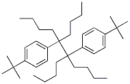 5,6-Dibutyl-5,6-bis(4-tert-butylphenyl)decane Struktur