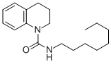 1(2H)-QUINOLINECARBOXAMIDE, 3,4-DIHYDRO-N-OCTYL- Structure