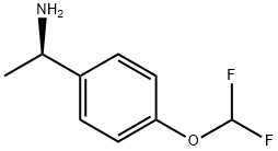 Benzenemethanamine, 4-(difluoromethoxy)-α-methyl-, (αR)- Structure