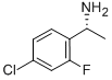 (AR)-4-氯-2-氟-A-甲基苯甲胺 结构式