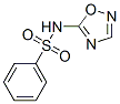 Benzenesulfonamide, N-1,2,4-oxadiazol-5-yl- (7CI) Struktur
