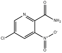 5-CHLORO-3-NITROPYRIDINE-2-CARBOXAMIDE Structure