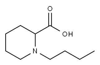 N-BUTYL-2-PIPERIDINE CARBOXYLIC ACID Structure