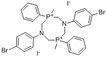 1,3-Di-p-bromophenyl-3,7-diphenyl-3,7-dimethyl-1,5-diaza-3,7-diphospho niacyclooctane 2I 结构式
