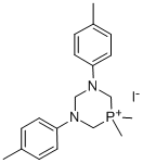 1,3,5-Diazaphosphorinium, 1,3-bis(4-methylphenyl)-5,5-dimethyl-, iodid e Struktur