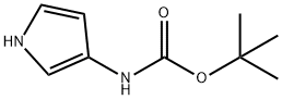 Carbamic acid, 1H-pyrrol-3-yl-, 1,1-dimethylethyl ester (9CI) 结构式
