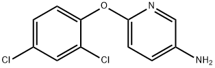 5-氨基-2-(2,4-二氯苯氧基)吡啶 结构式