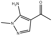 1-(5-Amino-1-methyl-1H-pyrazol-4-yl)ethan-1-one Structure