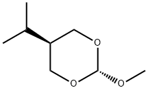 1,3-Dioxane,2-methoxy-5-(1-methylethyl)-,trans-(9CI) Struktur
