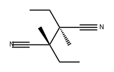 meso-2,3-Diethyl-2,3-dimethylsuccinonitrile 结构式
