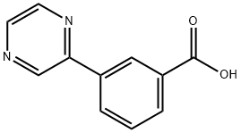 3-(PYRAZIN-2-YL)BENZOIC ACID Struktur