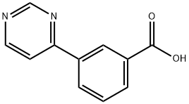 3-(5-Aminopyrimidin-4-yl)benzoic acid 结构式