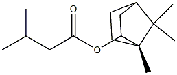 (1S-endo)-bornyl isovalerate 结构式