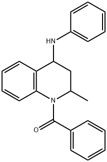 4-ANILINO-1-BENZOYL-2-METHYL-1,2,3,4-TETRAHYDROQUINOLINE|