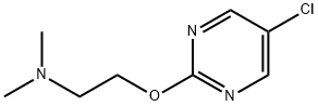 [2-(5-chloro-pyrimidin-2-yloxy)-ethyl]-dimethyl-amine 化学構造式