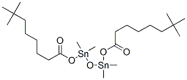1,1,3,3-tetramethyl-1,3-bis[(1-oxoneodecyl)oxy]distannoxane 结构式