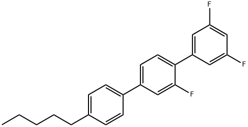 2',3,5-三氟-4''-戊基三联苯,857048-79-4,结构式