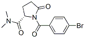 (S)-1-(4-bromobenzoyl)-N,N-dimethyl-5-oxopyrrolidine-2-carboxamide Structure