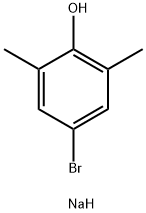sodium 4-bromo-2,6-xylenolate 结构式