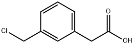 (3-氯甲基苯基)乙酸,857165-45-8,结构式