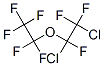 1-(1,2-ジクロロ-1,2,2-トリフルオロエトキシ)-1,1,2,2,2-ペンタフルオロエタン 化学構造式