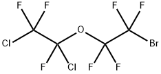 1-bromo-2-(1,2-dichloro-1,2,2-trifluoroethoxy)-1,1,2,2-tetrafluoroethane Struktur