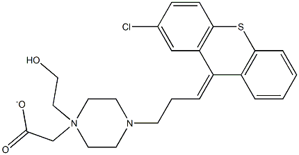 珠氯噻醇醋酸酯, 85721-05-7, 结构式