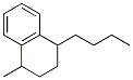 1-ブチル-1,2,3,4-テトラヒドロ-4-メチルナフタレン 化学構造式